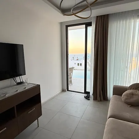 Apartment Mykonos Sitesinde 2 Odali Oezel Havuzlu *